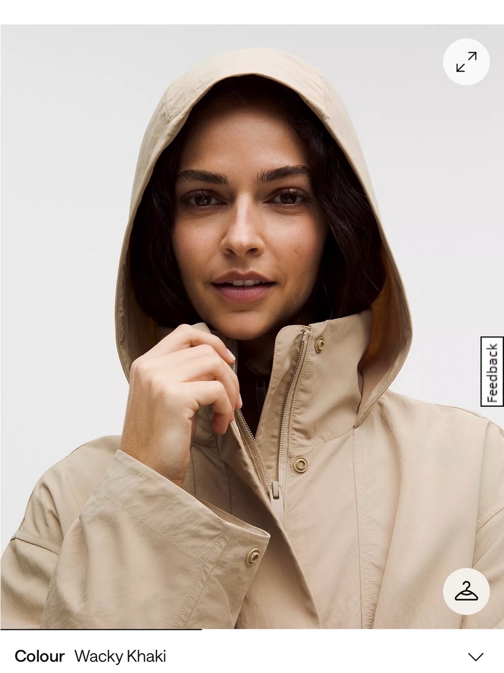 lululemon Wacky Khaki Utility Jacket new with tag - Picture 3 of 3